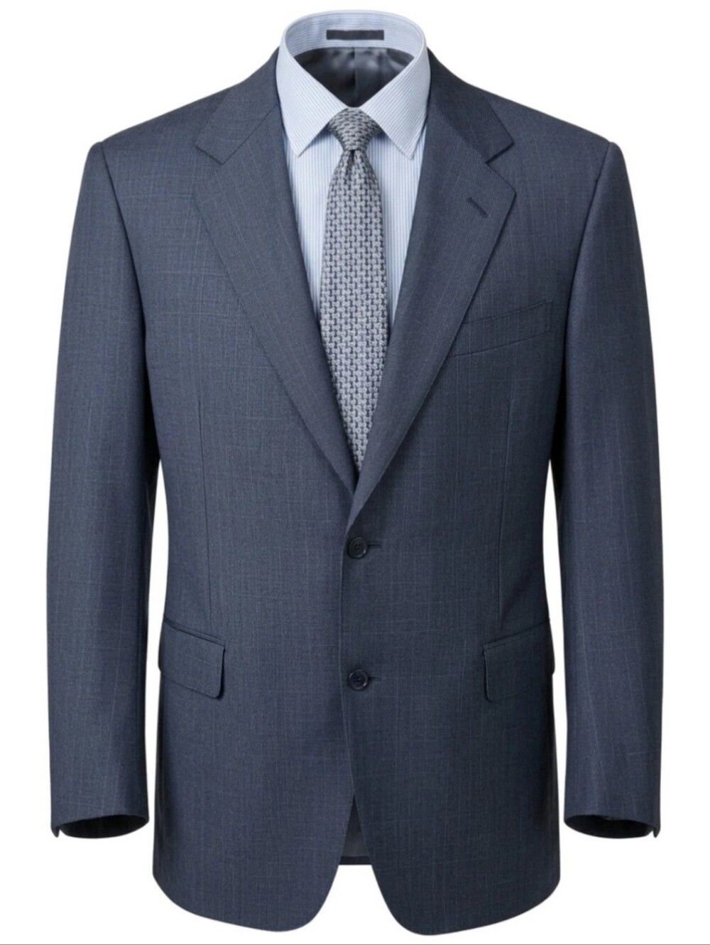 Canali Navy Blue Wool Blazer Sport Coat EU54/US44 Made In Italy Luxury Designer